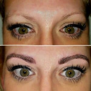 before after Microblading Cincinnati OH
