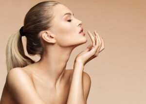 woman with refined rhinoplasty results in Hebron, KY