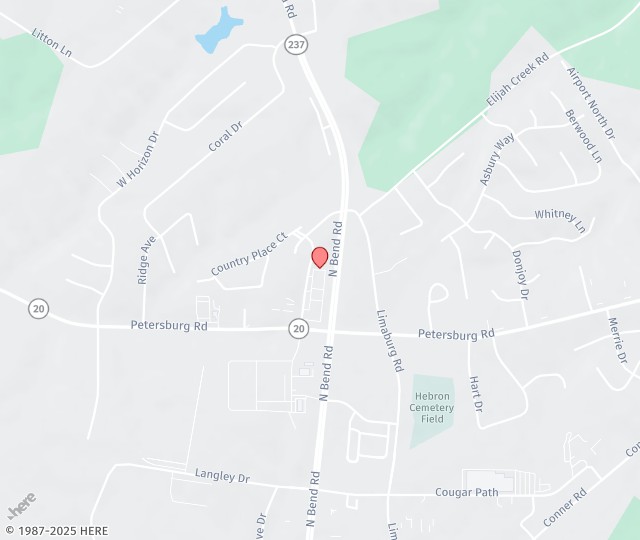 Location Map: 2940 Hebron Park Dr. Hebron, KY 41048